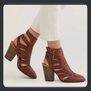 FREE PEOPLE Hayes Strappy Booties / Heels Shoes